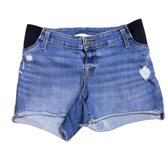 Isabel Maternity Pants - COPY - NEW ISABEL MATERNITY Classic Denim Shorts Midi Short size 4